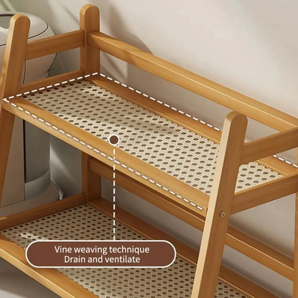 Bamboo Spice Caddy Shelf - Nestora Home