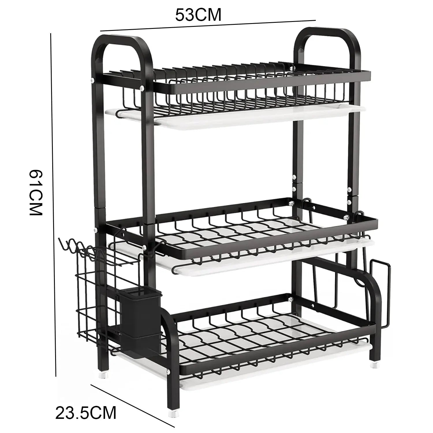 2 - Tier Over Sink Dish Drainer Rack - Nestora Home