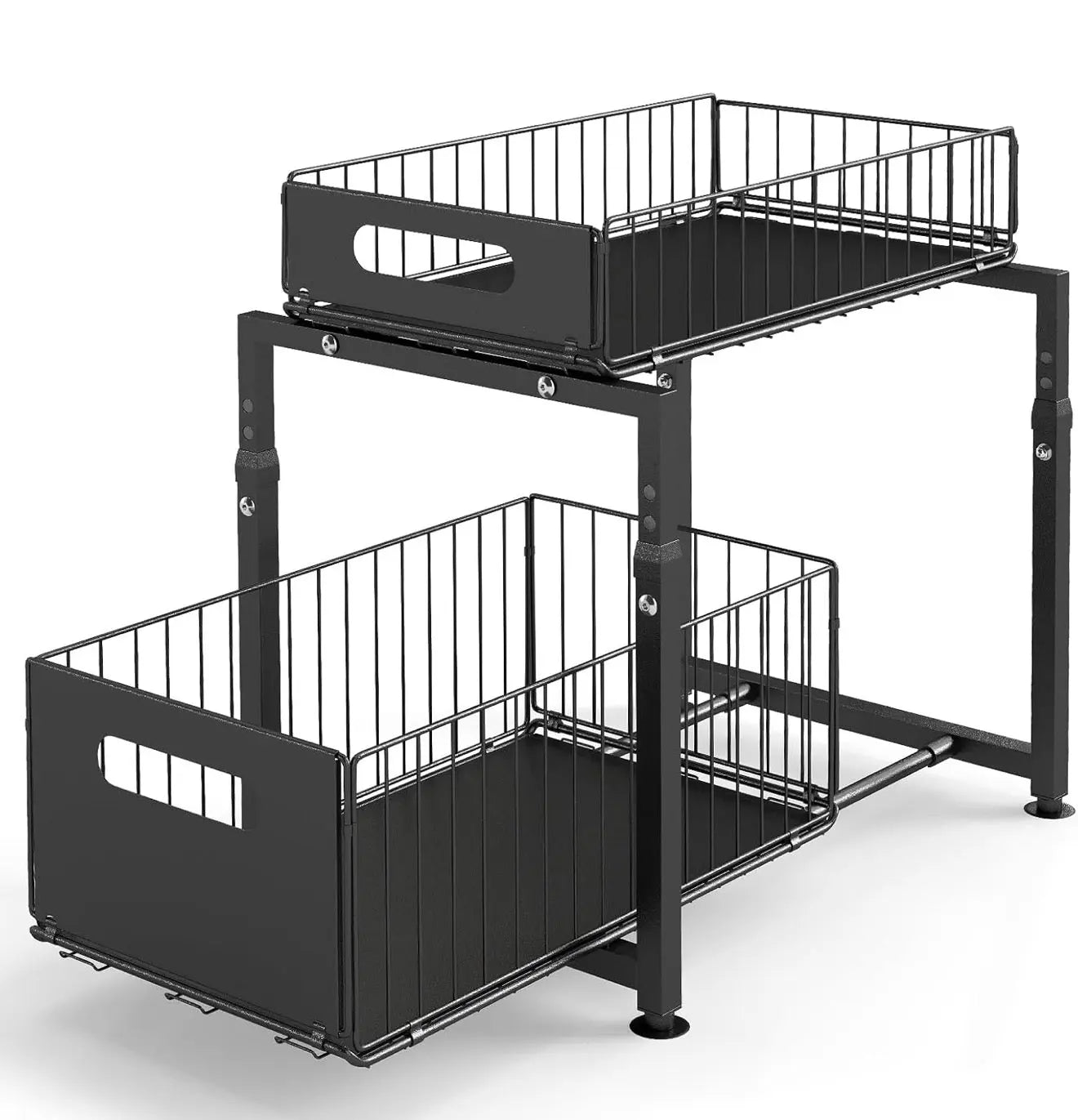 2-Tier Pull-Out Under Sink Organizer (2-Pack) shopify