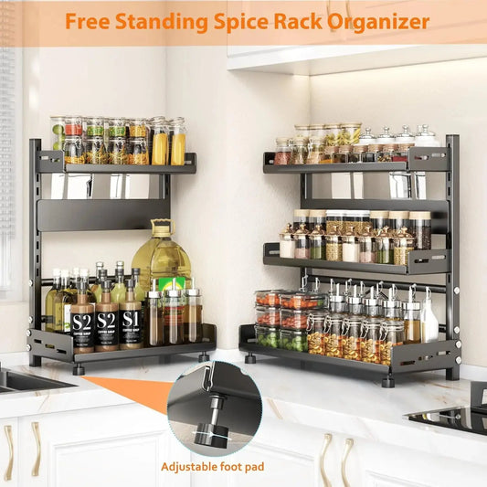 Chic Spice Shelf Organizer - Nestora Home